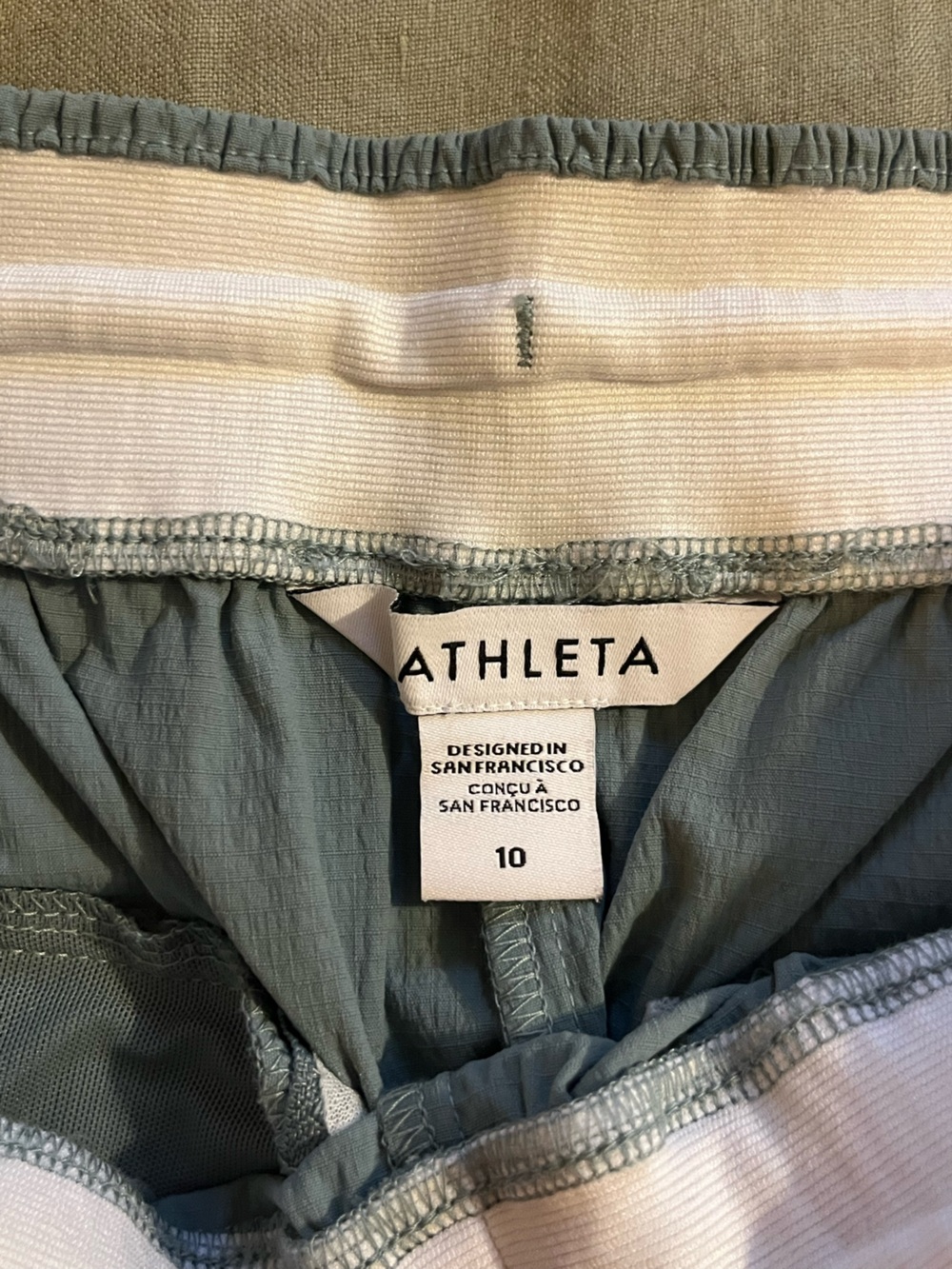 Athleta Sage Green Cropped Trekki Pants - Picture 5 of 5